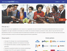 Tablet Screenshot of personeelsvoordeelwinkel.nl